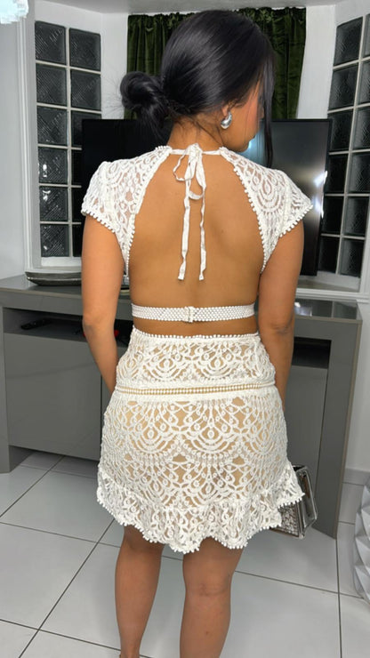 MINI DRESS WHITE