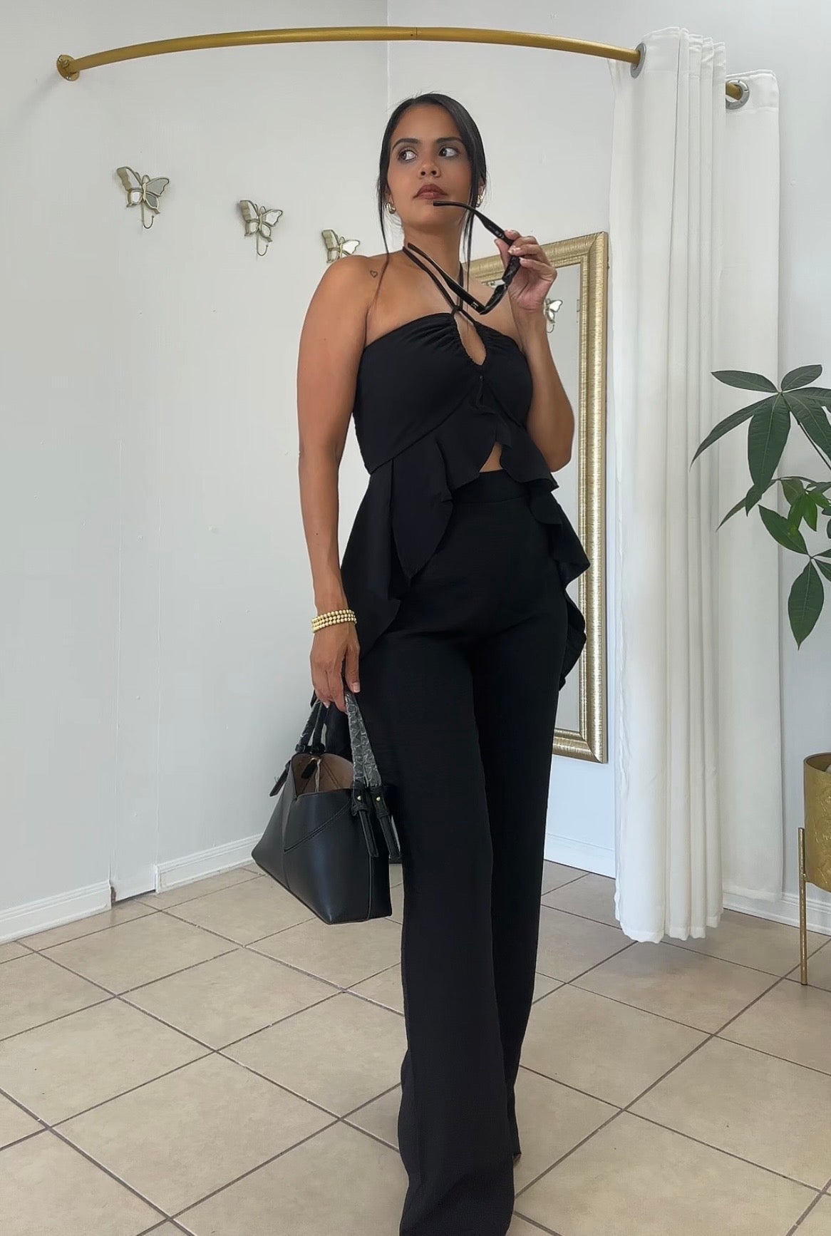 SET LILLY BLACK