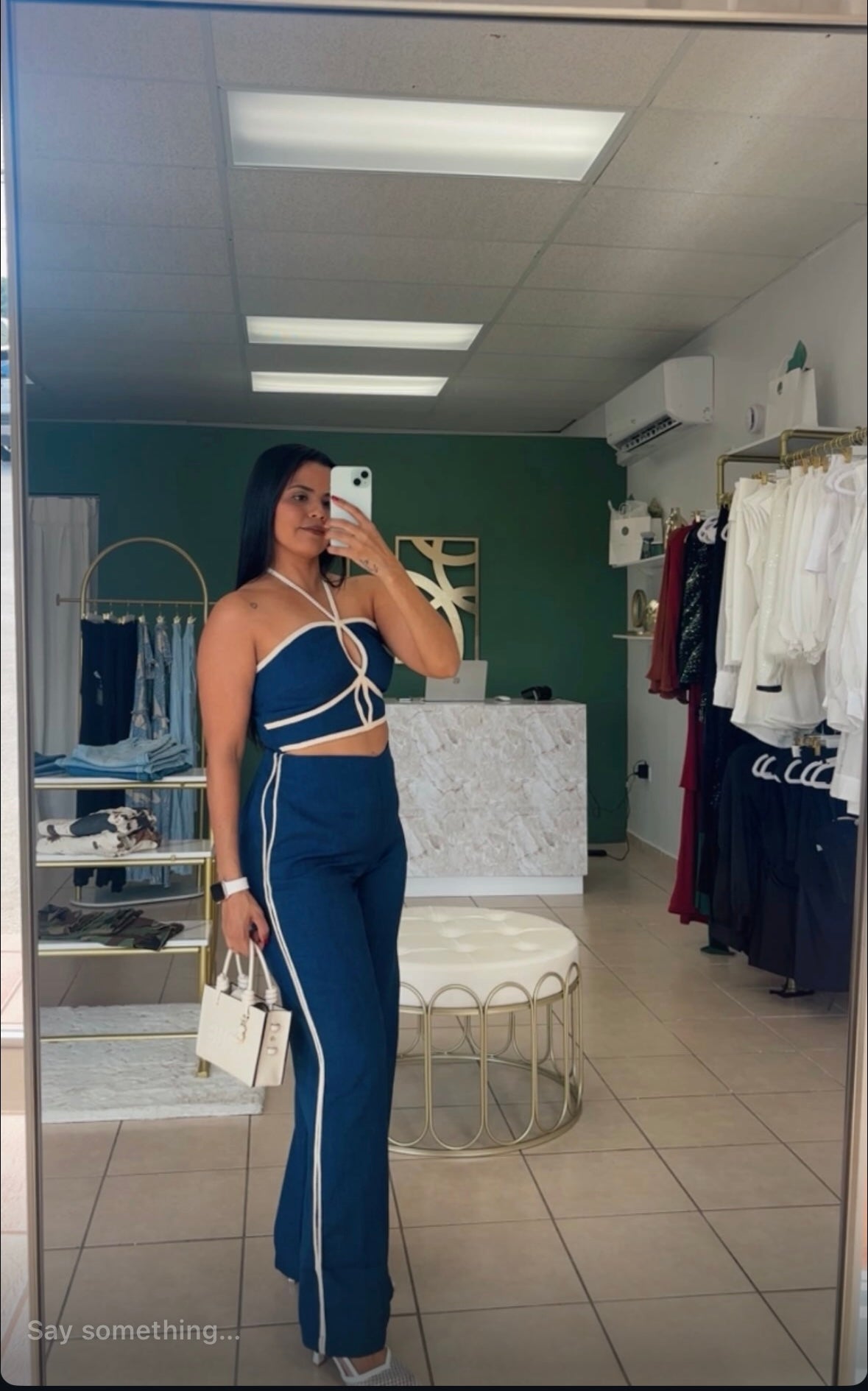 PANT SET BLUE